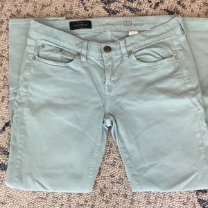 J. Crew Toothpick Ankle Jeans